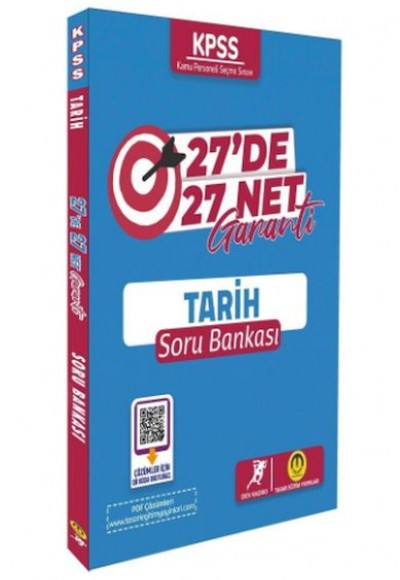 Tasarı Yayınları KPSS Tarih 27 de 27 Net Garanti Soru Bankası