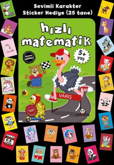 Stickerlı 5+ Yaş Hızlı Matematik