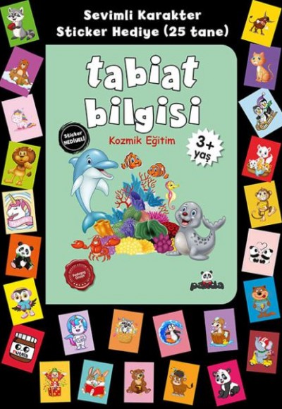 Stickerlı 3+ Yaş Tabiat Bilgisi (Kozmik Eğitim)