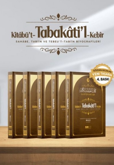 Kitabü't-Tabakati'l- Kebir Tabakat (5 Cilt)