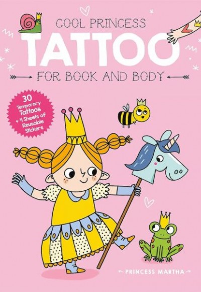 Cool Princess Tattoo Book: Martha