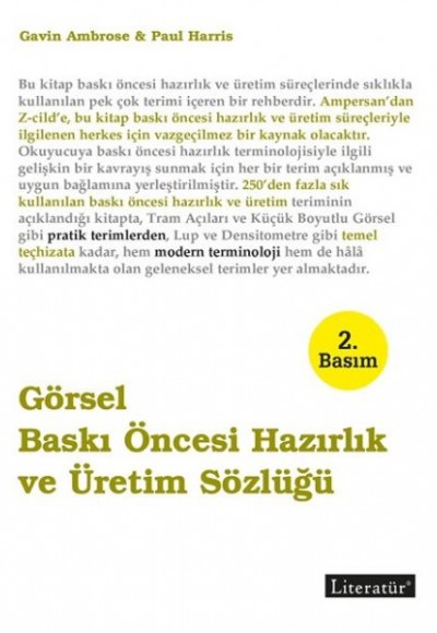 Görsel Baskı Öncesi Hazırlık ve Üretim Sözlüğü