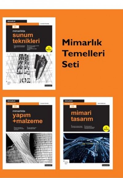 Mimarlık Temelleri Seti - 3 Kitap