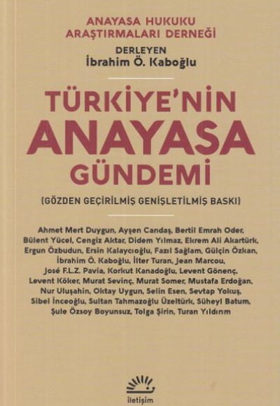 Türkiyenin Anayasa Gündemi