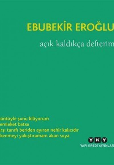 Açık Kaldıkça Defterim