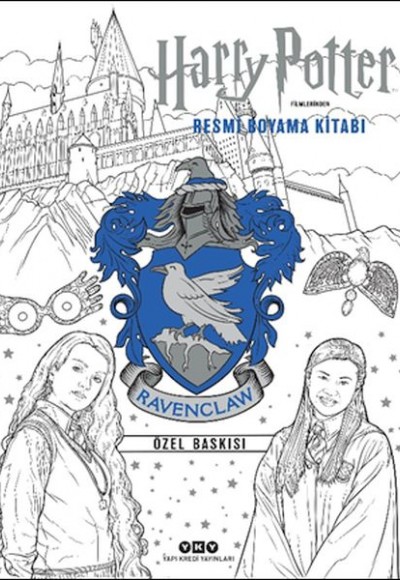Harry Potter Filmlerinden Resmi Boyama Kitabı – Ravenclaw Özel Baskısı