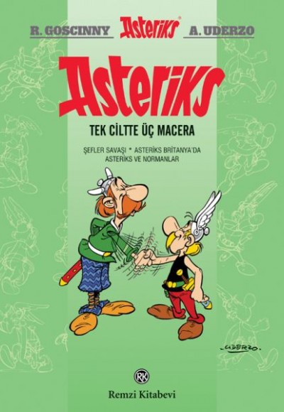 Asteriks - Tek Ciltte Üç Macera - Ciltli