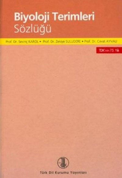 Biyoloji Terimleri Sözlüğü (Ciltli)