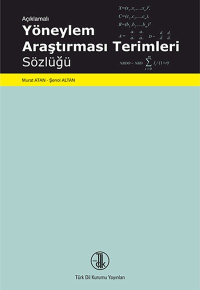 Açıklamalı Yöneylem Araştırması Terimleri Sözlüğü