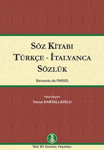 Söz Kitabı Türkçe - İtalyanca Sözlük