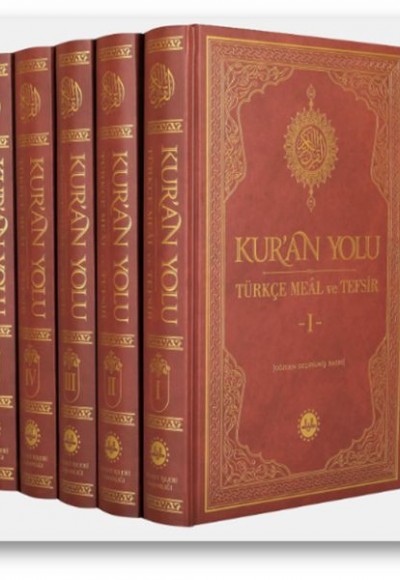 Kuran Yolu Türkçe Meal Ve Tefsir 5 Cilt Takım ( Yeni Baskı )