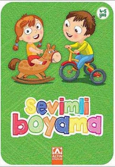 Sevimli Boyama - Yeşil