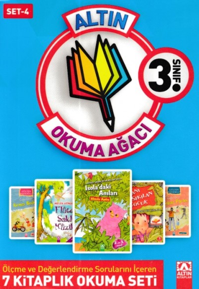 Altın Okuma Ağacı - 3. Sınıf Set 4 (Açık Mavi Kapak)