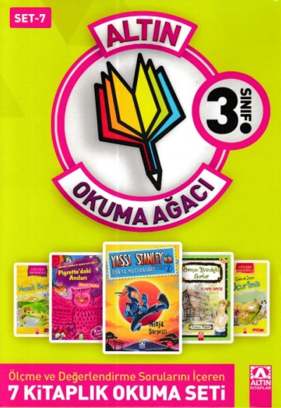 Altın Okuma Ağacı - 3. Sınıf Set 7 (Açık Yeşil Kapak)