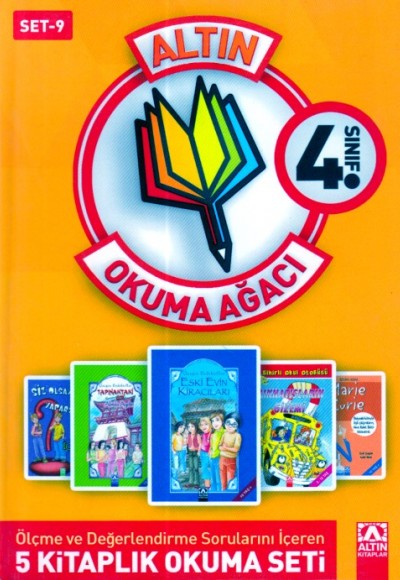 Altın Okuma Ağacı - 4. Sınıf Set 9 (Koyu Sarı Kapak)