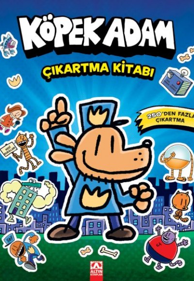 Köpek Adam Çıkartma Kitabı