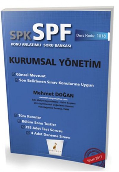 SPK-SPF Kurumsal Yönetim Konu Anlatımlı Soru Bankası