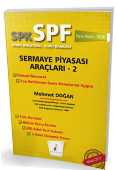 SPK-SPF Sermaye Piyasası Araçları 2 Konu Anlatımlı Soru Bankası