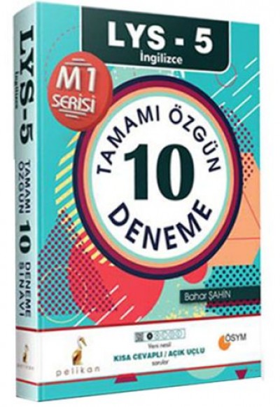 Pelikan M1 Serisi LYS 5 İngilizce Tamamı Özgün 10 Deneme