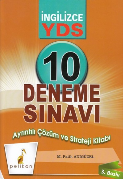 Pelikan YDS İngilizce 10 Deneme Sınavı