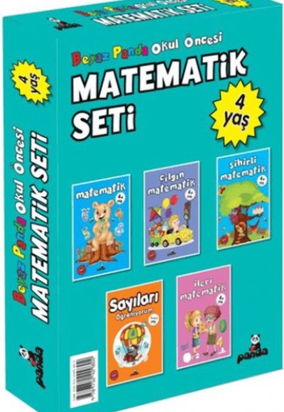 Okul Öncesi 4 Yaş Matematik Seti (5 Kitap)