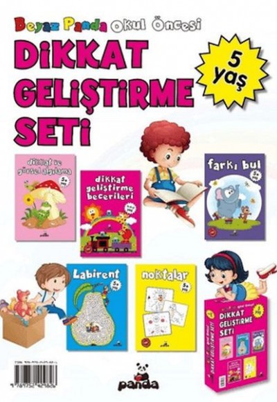 Okul Öncesi 5 Yaş Dikkat Geliştirme Seti (5 Kitap) Okul Öncesi 5 Yaş Dikkat Geliştirme Seti (5 Kitap)