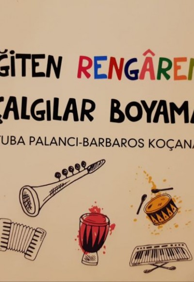 Eğiten Rengarenk Çalgılar Boyama