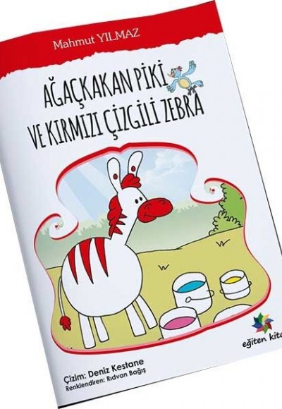 Ağaçkakan Piki Ve Kırmızı Çizgili Zebra