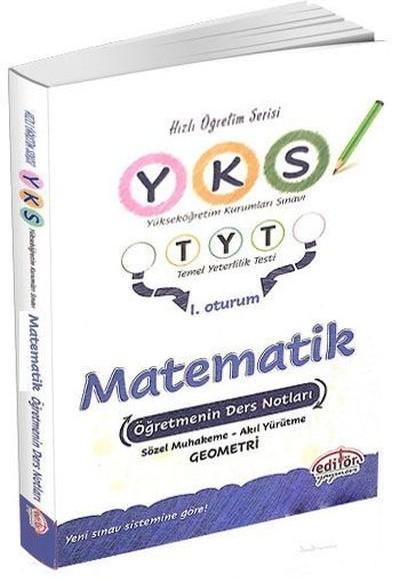 Editör YKS 1. Oturum TYT Matematik Öğretmenin Ders Notları