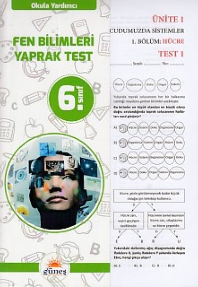 Güneş 6. Sınıf Fen Bilimleri Yaprak Test