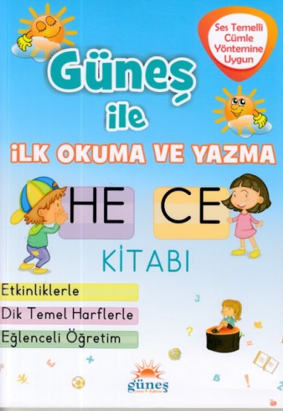 Güneş Yayın Güneş İle İlk Okuma ve Yazma Hece Kitabı