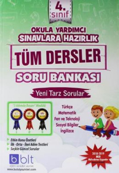 Bulut 4.Sınıf Tüm Dersler Soru Bankası (Yeni)