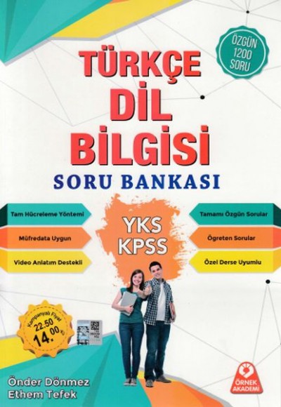 Örnek Akademi Türkçe Dil Bilgisi Soru Bankası (Yeni)