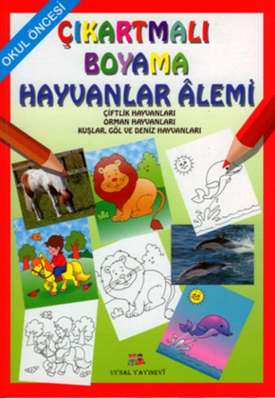 Çıkartmalı Boyama - Hayvanlar Alemi