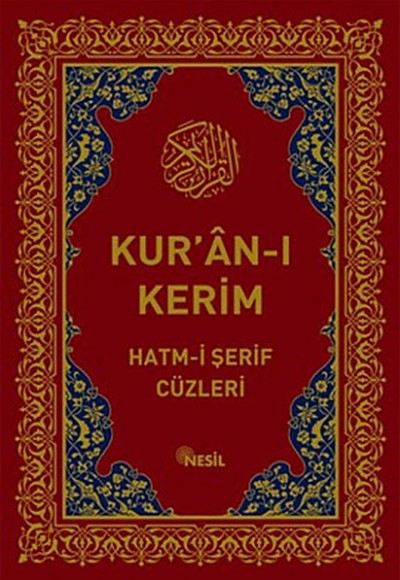 Kur'an-ı Kerim Hatm-i Şerif Cüzleri (30 Cüz)