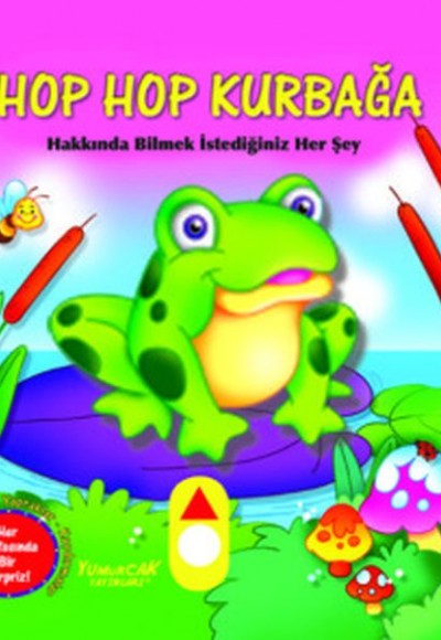 Hop Hop Kurbağa - Hareketli Kitap