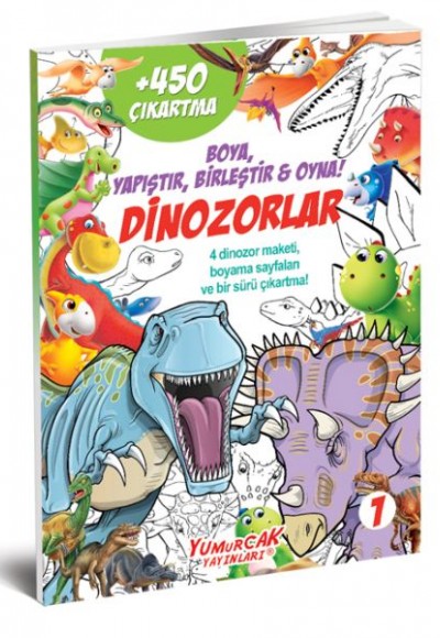 Dinozorlar 450 Çıkartma Kitabı - 1