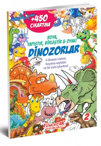 Dinozorlar 450 Çıkartma Kitabı - 2
