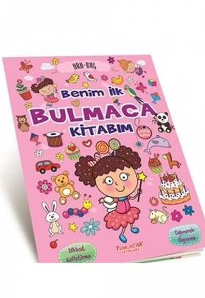 Bulmaca Kitabım Pembe  Kalem Hediyeli