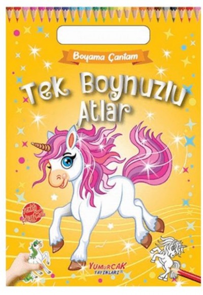 Boyama Çantam - Tek Boynuzlu Atlar