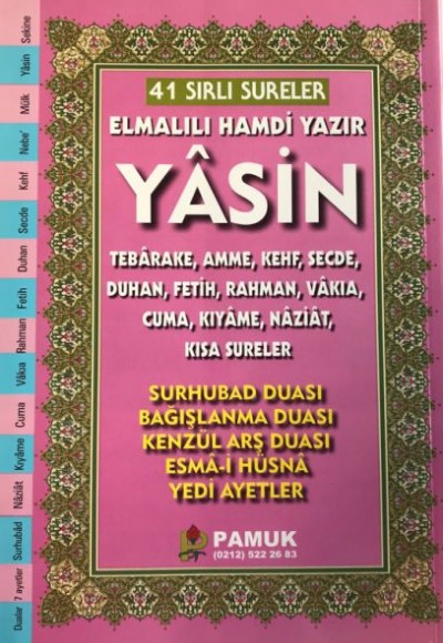 41 Sırlı Sureler Fihristli Yasin