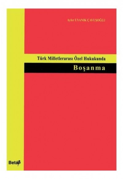 Türk Milletlerarası Özel Hukukunda Boşanma