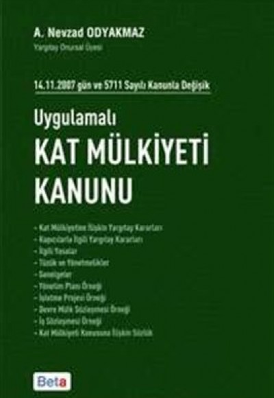 Uygulamalı Kat Mülkiyeti Kanunu