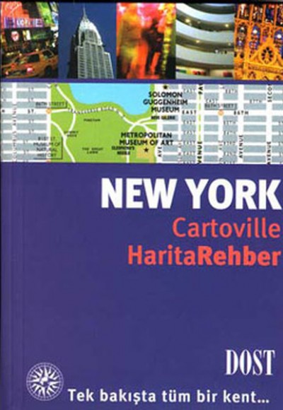 Cartoville Harita Rehber New York (Ciltli)