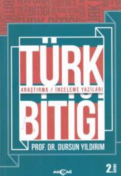 Türk Bitiği - Araştırma/İnceleme Yazıları