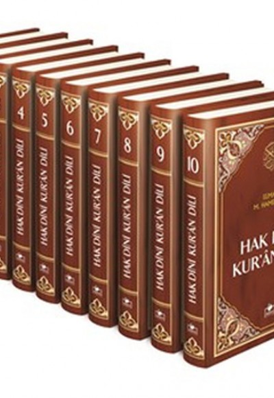 Hak Dini Kuran Dili Elmalılı Tefsiri (10 Cilt)