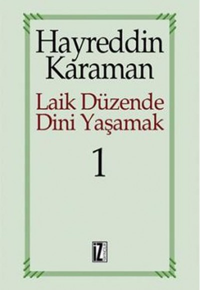 Laik Düzende Dini Yaşamak 1