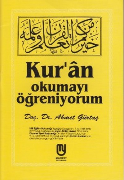 Kur'an Okumayı Öğreniyorum (İthal Kağıt)