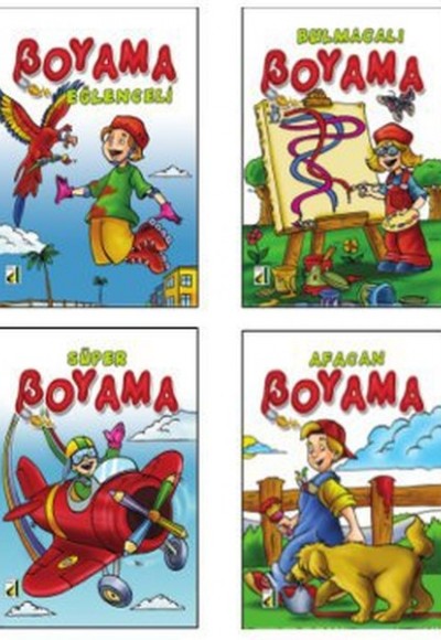 Süper Boyama Serisi (4 Kitap Takım)