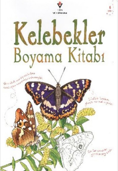 Kelebekler Boyama Kitabı